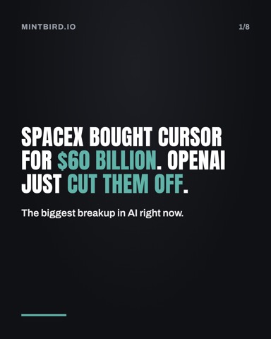 Deck: SpaceX bought Cursor for $60 billion, OpenAI cut them off